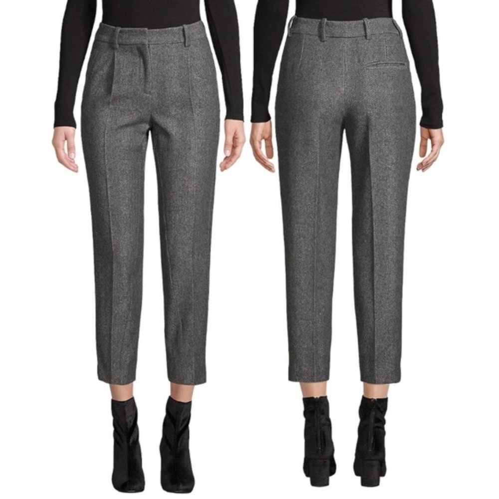 Maje Pogo Wool Blend Tapered Trousers Size EU 38 / US 6 / Medium